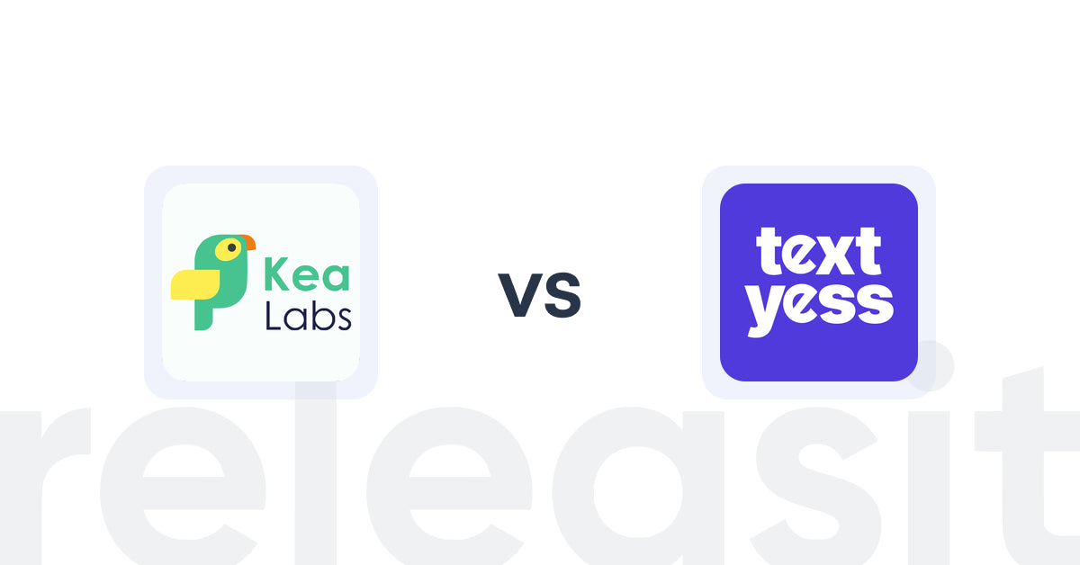 Shopify Upsell and Cross-Sell Apps: Kea Labs: Recommendations vs TextYess: AI WhatsApp Chatbot