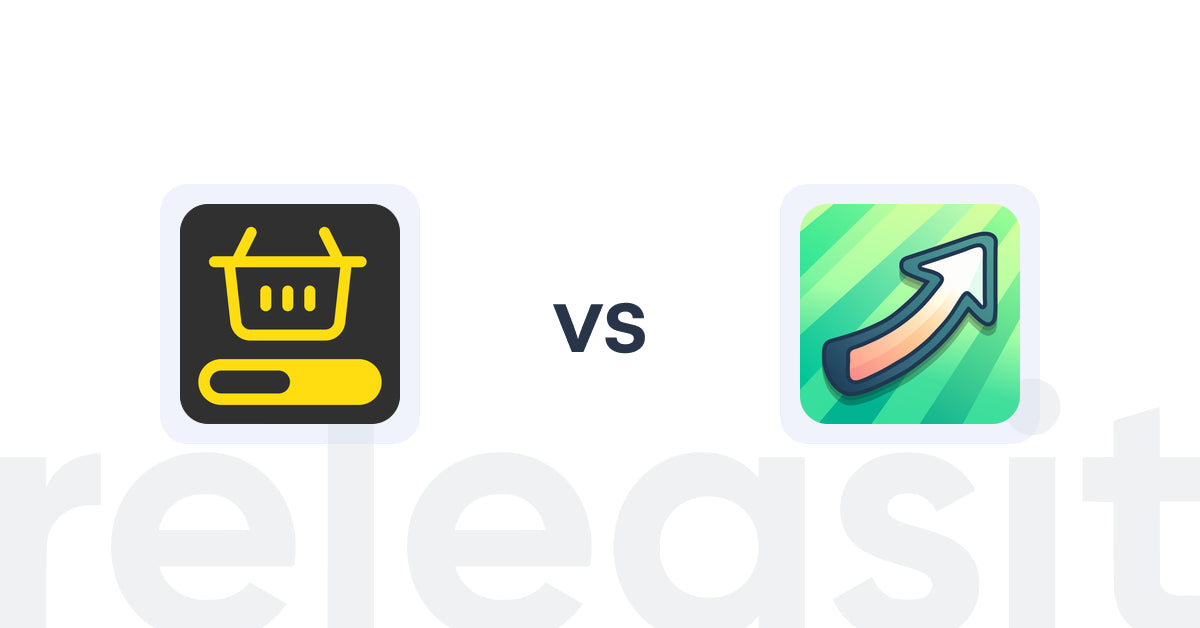 Shopify Upsell and Cross-sell Apps: MVR Free Shipping Bar & Upsell vs Post Purchase Upsell ‑ UF