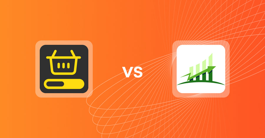 Shopify Upsell and Cross-sell Apps: MVR Free Shipping Bar & Upsell vs PeecAI: AI Recommend Engine