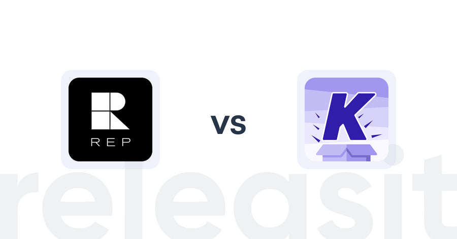 Shopify Upsell and Cross-Sell Apps: Rep AI: ChatGPT Sales Chatbot vs K: Combo Bundle Builder & Kits