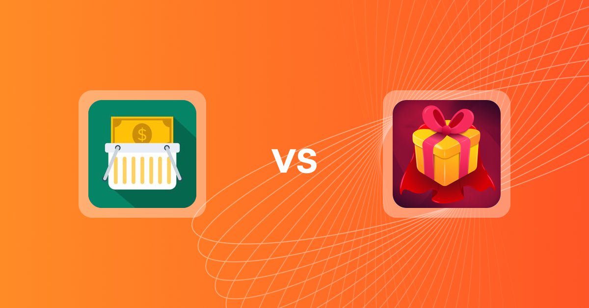 Shopify Upsell and Cross-sell Apps: Cartix Cart Discount + Upsell vs Super: Gift Wrap, Gift Message