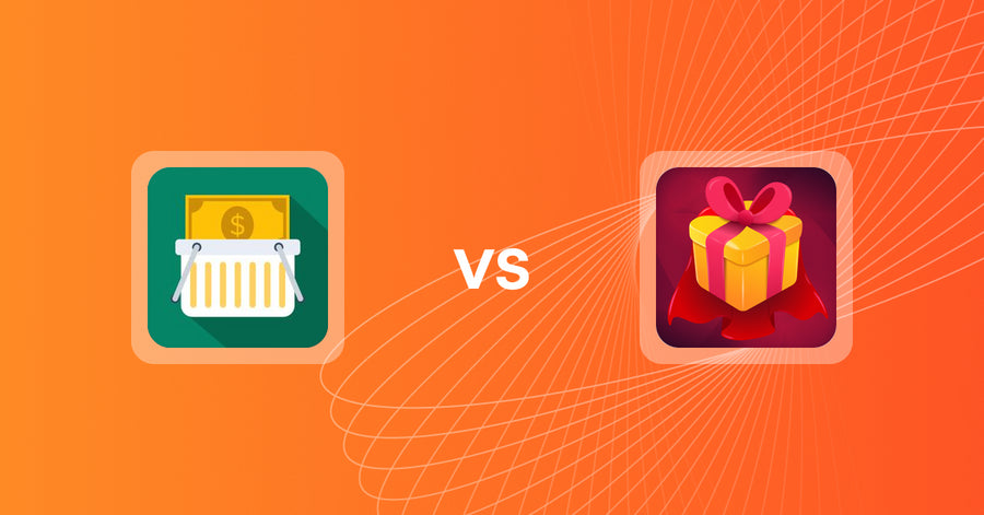 Shopify Upsell and Cross-sell Apps: Cartix Cart Discount + Upsell vs Super: Gift Wrap, Gift Message