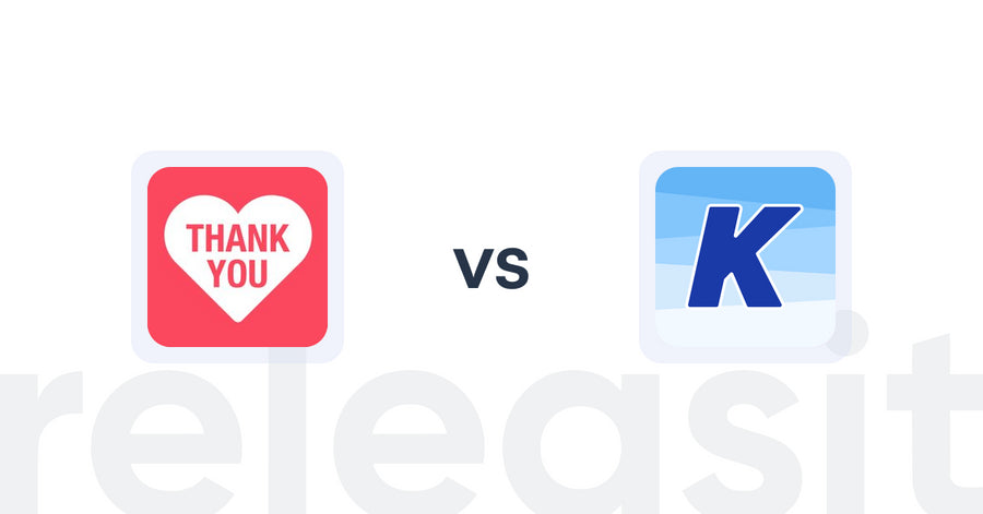 Shopify Upsell and Cross-Sell Apps: Heartcoding Thank You Page vs K: Cross Sell Related Products