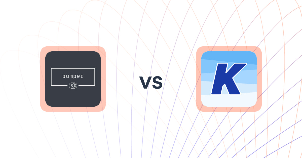 Shopify Upsell and Cross-sell Apps: bumper vs K: Cross Sell Related Products