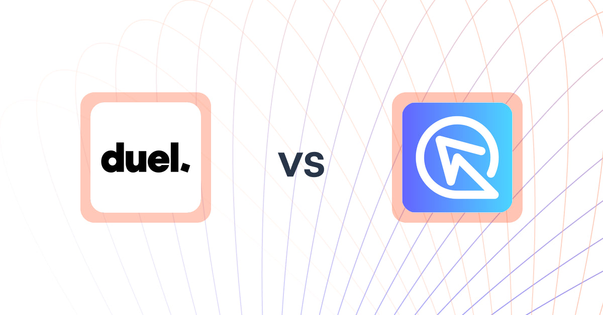 Shopify Upsell and Cross-Sell Apps: Duel | Referrals & Affiliates vs Shop Quiz: Product Recommender
