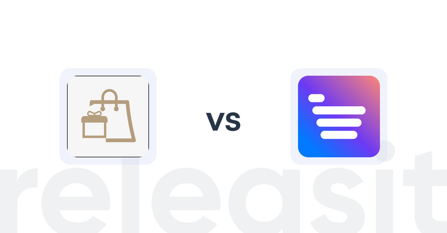 Shopify Upsell and Cross-sell Apps: PROXATION ‑ Freebie Upsell vs. Uprate.AI: Sales Chatbot
