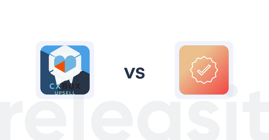 Shopify Upsell and Cross-sell Apps: CXBOX vs Mega Verified Product Badges