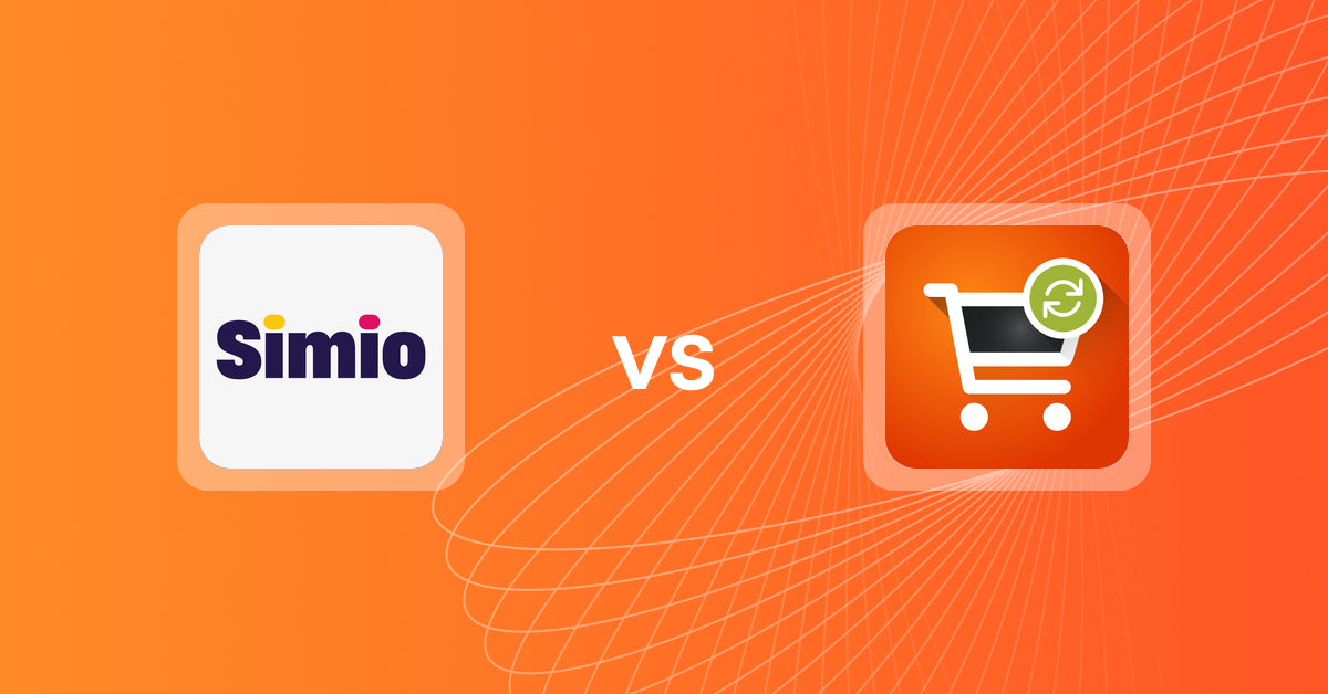 Shopify Upsell and Cross-sell Apps: Simio: WhatsApp Marketing vs Propel Subscriptions App