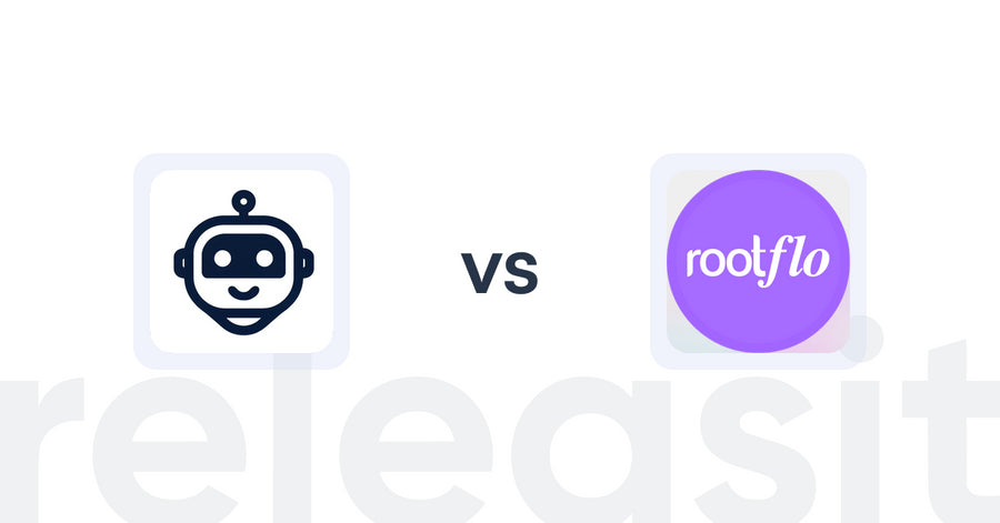 Shopify Upsell and Cross-Sell Apps: improv: ReccoMate vs Rootflo AI Quiz, Banner, Nudge
