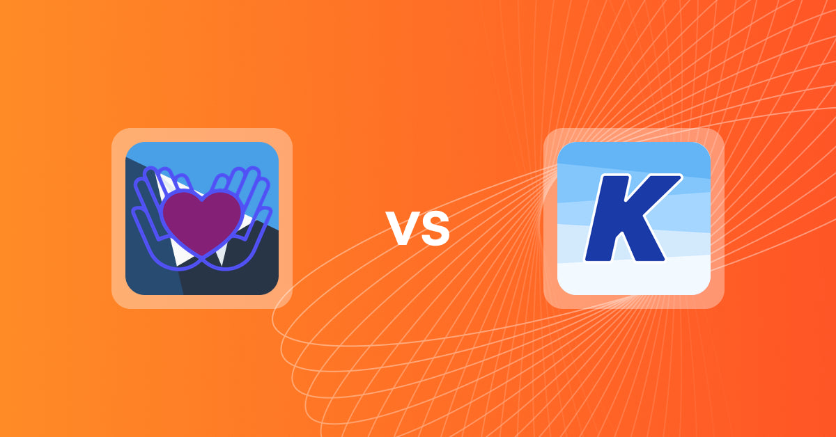 Shopify Upsell and Cross-Sell Apps: DonateMate for Donations vs K: Cross Sell Related Products