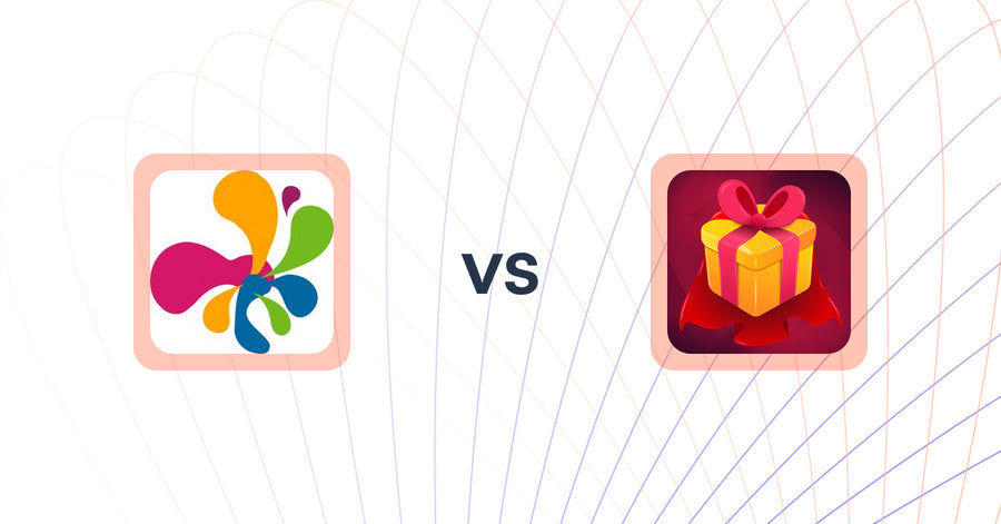 Shopify Upsell and Cross-Sell Apps: Crea tu Playera vs Super: Gift Wrap, Gift Message