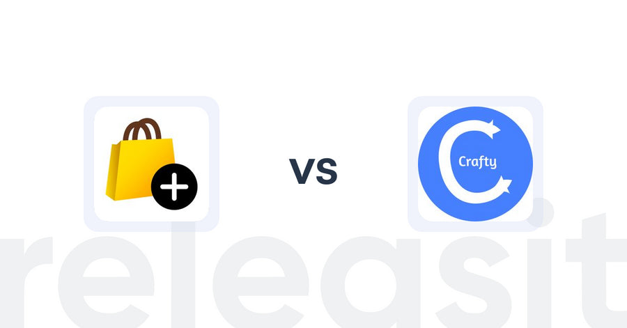 Shopify Upsell and Cross-Sell Apps: あとプラ：チェックアウト拡張 & サンクスページ最適化 vs Product Recommendations‑Crafty