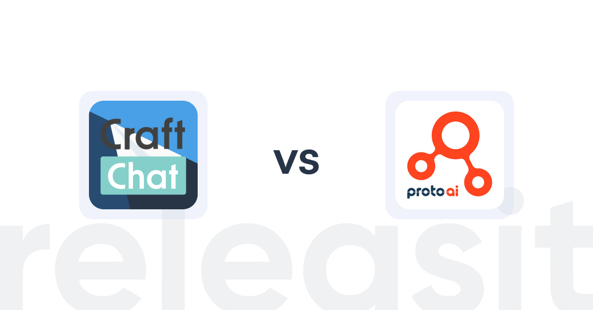 Shopify Upsell and Cross-sell Apps: CraftChat:Convert Chat to Sale vs. Proto AI Commerce