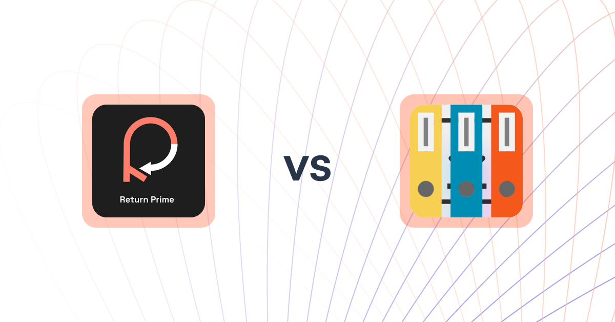 Shopify Operations Apps: Return Prime: Return → Revenue vs. Simple File Manager