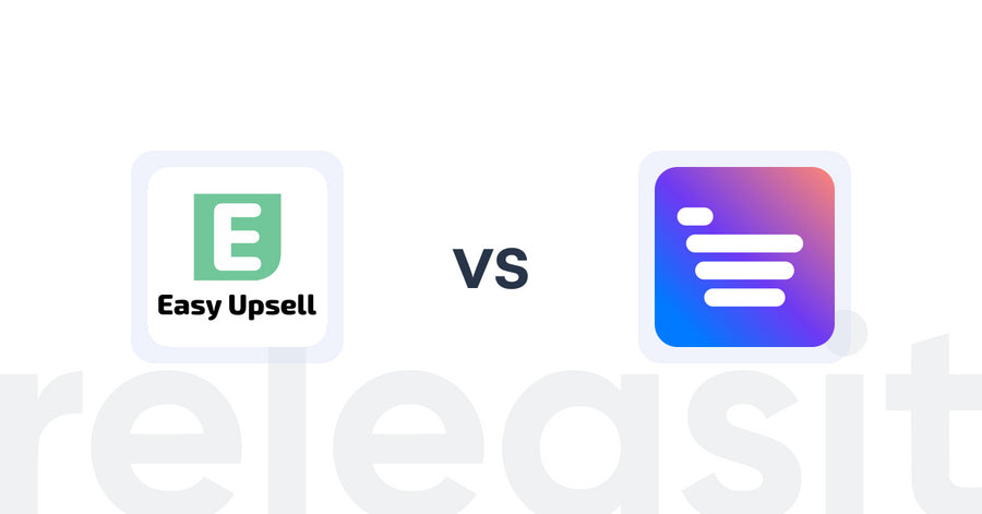 Shopify Upsell and Cross-sell Apps: Easy Upsell vs Uprate.AI: Sales Chatbot