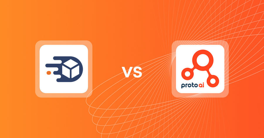 Shopify Upsell and Cross-sell Apps: TrackMage: Tracking & Upsells vs Proto AI Commerce
