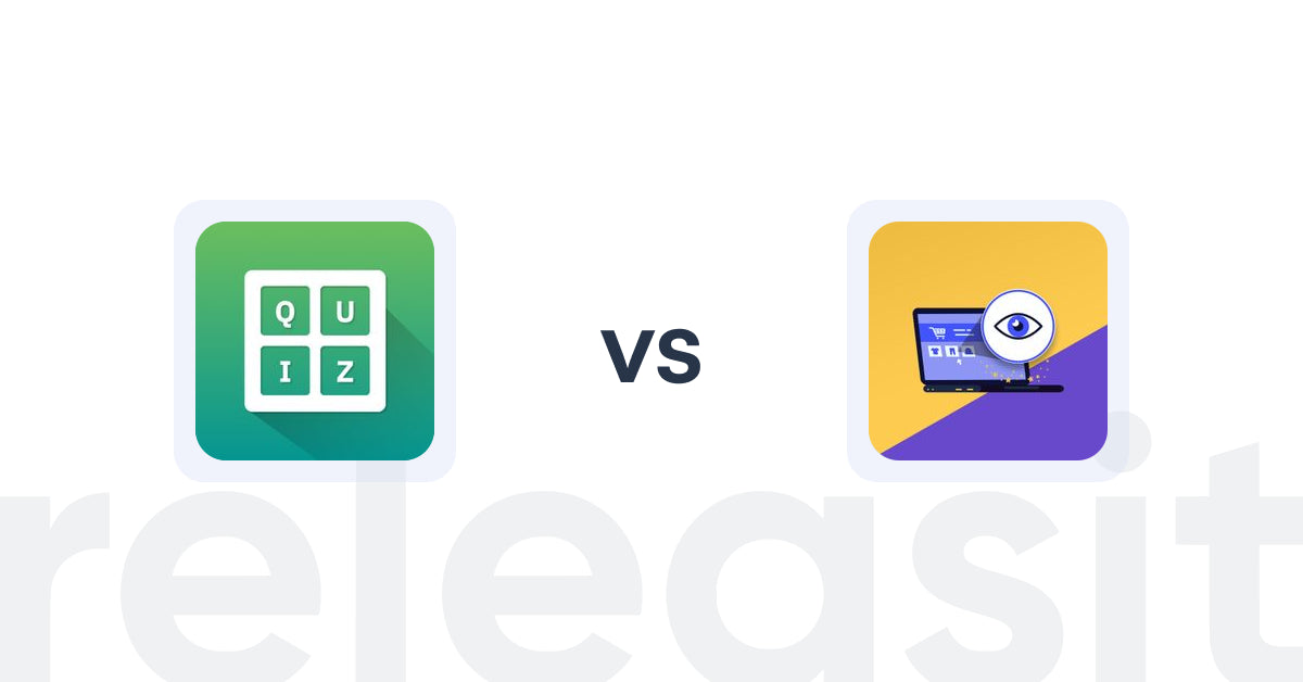 Shopify Upsell and Cross-Sell Apps: Quiz Buddy ‑ Product Quiz vs ReVisit‑Recent Viewed Products