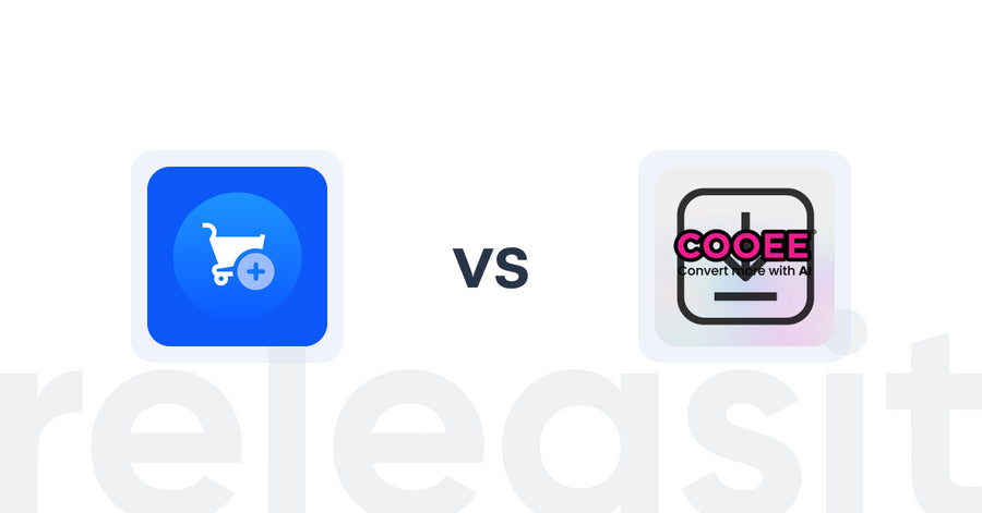 Shopify Upsell and Cross-sell Apps: Wizy Product Recommendation vs Cooee AI: Popup, Upsell, Engage