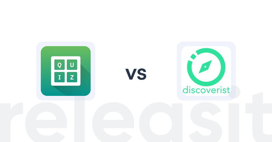 Shopify Upsell and Cross-Sell Apps: Quiz Buddy ‑ Product Quiz vs Discoverist AI Recommendations