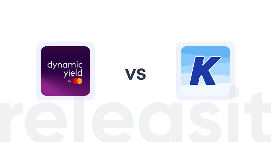 Shopify Upsell and Cross-sell Apps: Dynamic Yield by Mastercard vs K: Cross Sell Related Products
