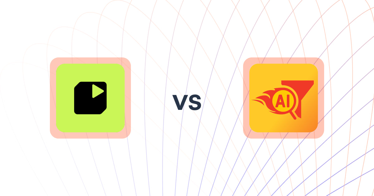 Shopify Upsell and Cross-sell Apps: Impulse Upsell by Video vs Rapid AI Search Bar & Filter