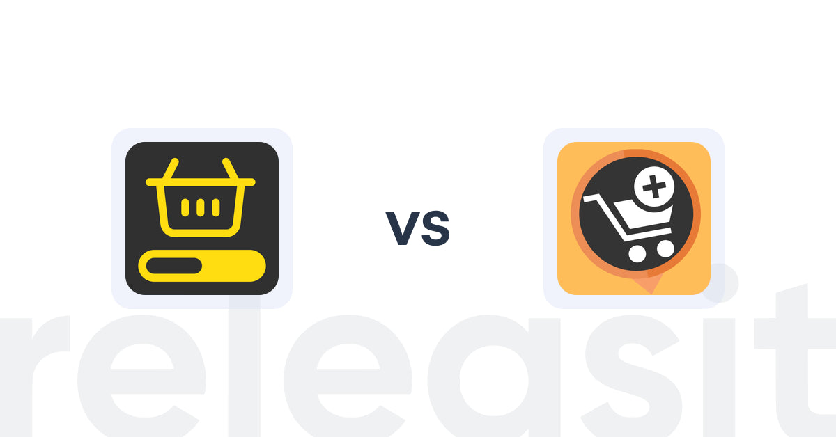 Shopify Upsell and Cross-sell Apps: MVR Free Shipping Bar & Upsell vs. Upsell & Cross sell ‑ Appsell