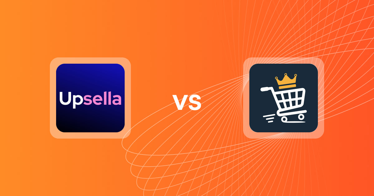 Shopify Upsell and Cross-sell Apps: Upsella vs. CommerceChamp Upsells & Promos