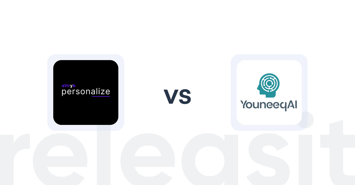 Shopify Upsell and Cross-sell Apps: Attryb Personalize vs Youneeq AI Personalization