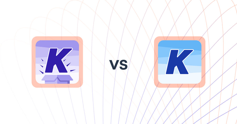 Shopify Upsell and Cross-sell Apps: K: Combo Bundle Builder & Kits vs K: Cross Sell Related Products