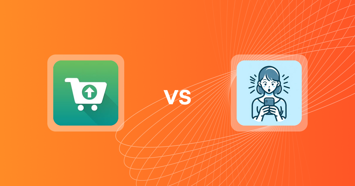Shopify Upsell and Cross-sell Apps: Smart Suggest Pro by Essenify vs ラクラク診断ビルダー