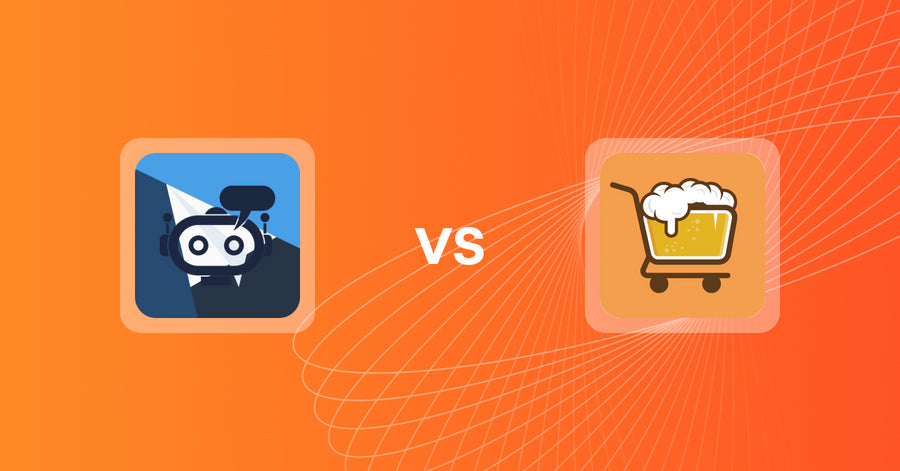 Shopify Upsell and Cross-sell Apps: RevoChat: AI Sales Chatbot vs Checkout Brew Upsells & Blocks