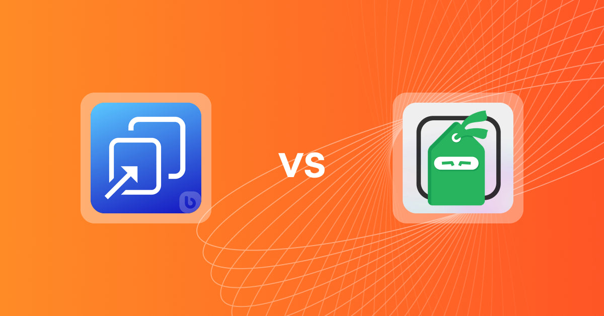 Shopify Upsell and Cross-sell Apps: BeME: Sales Pop Total vs Discount Ninja Promo Engine