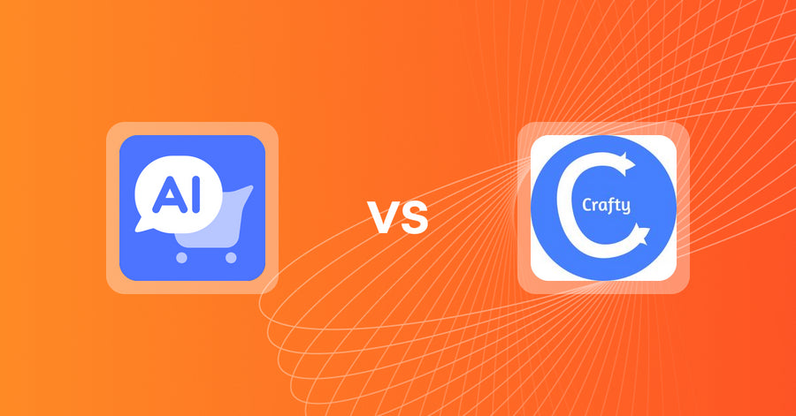Shopify Upsell and Cross-sell Apps: AI Chatbot +GPT4 - Wiseshoppal vs Product Recommendations - Crafty
