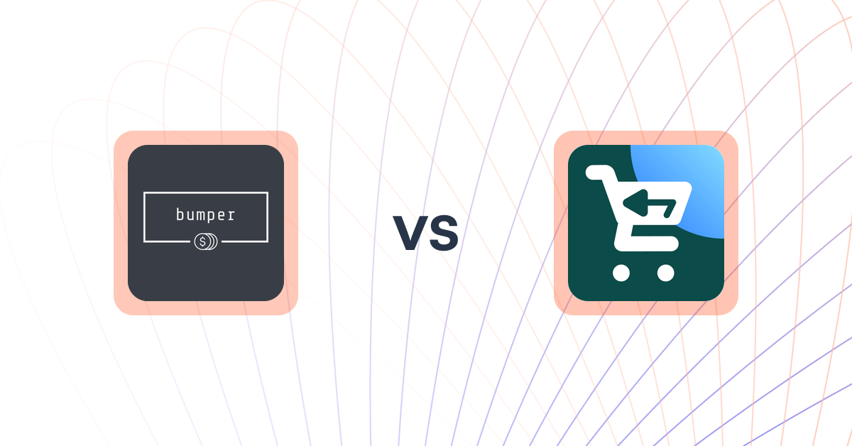 Shopify Upsell and Cross-sell Apps: bumper vs Reorder Master ‑ Repeat Orders