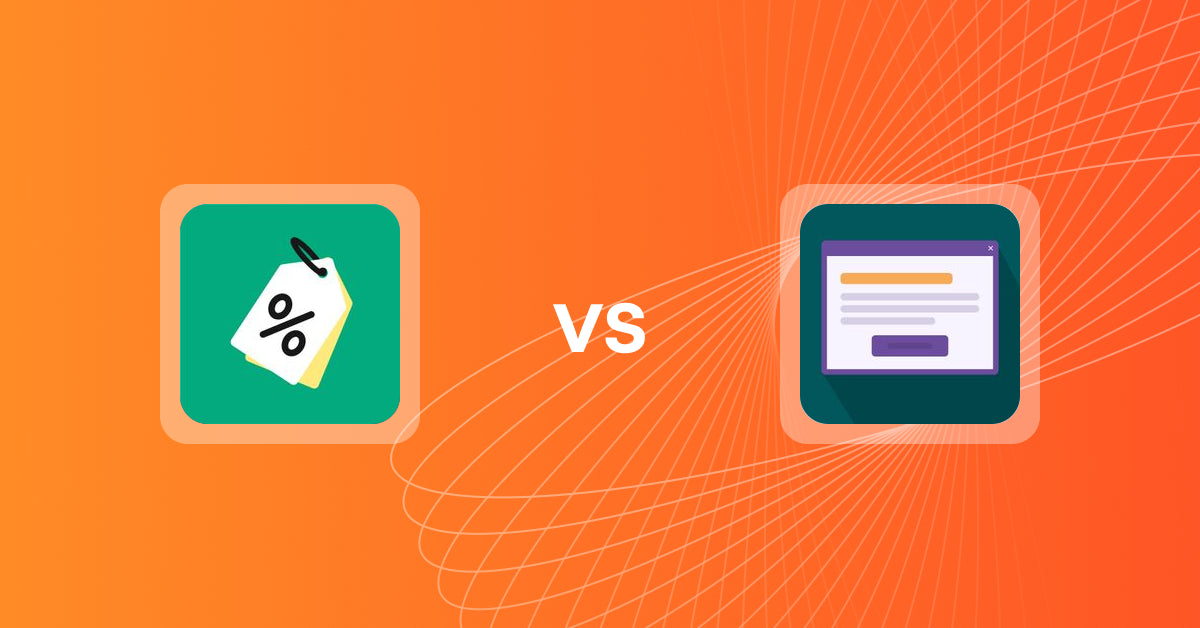 Shopify Upsell and Cross-sell Apps: Discounty: Bulk Discount Sales vs SmartPopup: Promotion Popup