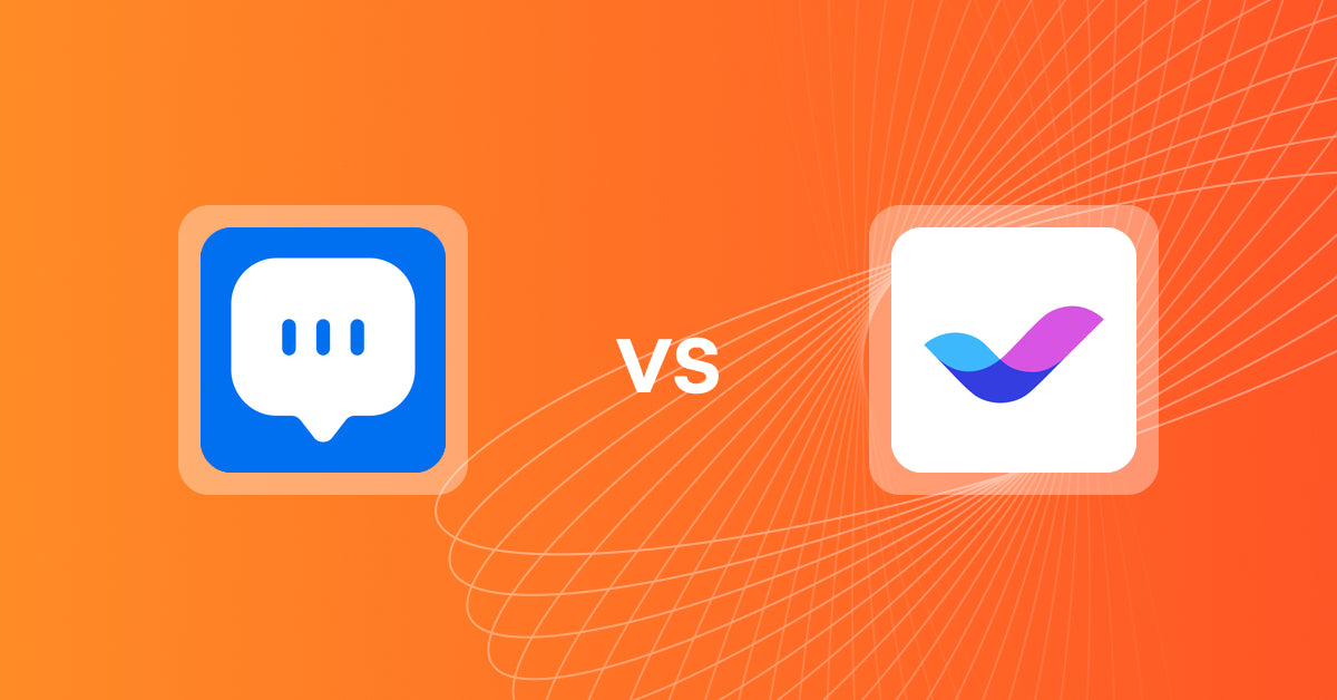 Shopify Upsell and Cross-sell Apps: Taggo: Chatbot AI & WhatsApp vs Veda Landing Page Builder