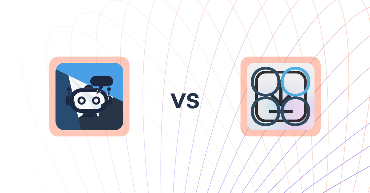 Shopify Upsell and Cross-sell Apps: RevoChat: AI Sales Chatbot vs monoloq ‑ Your ChatGPT Chatbot