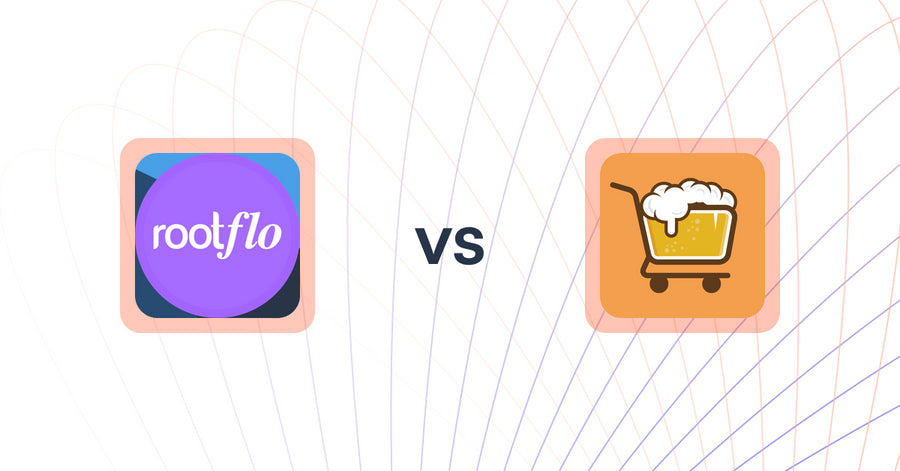 Shopify Upsell and Cross-sell Apps: Rootflo AI Quiz, Banner, Nudge vs Checkout Brew Upsells & Blocks