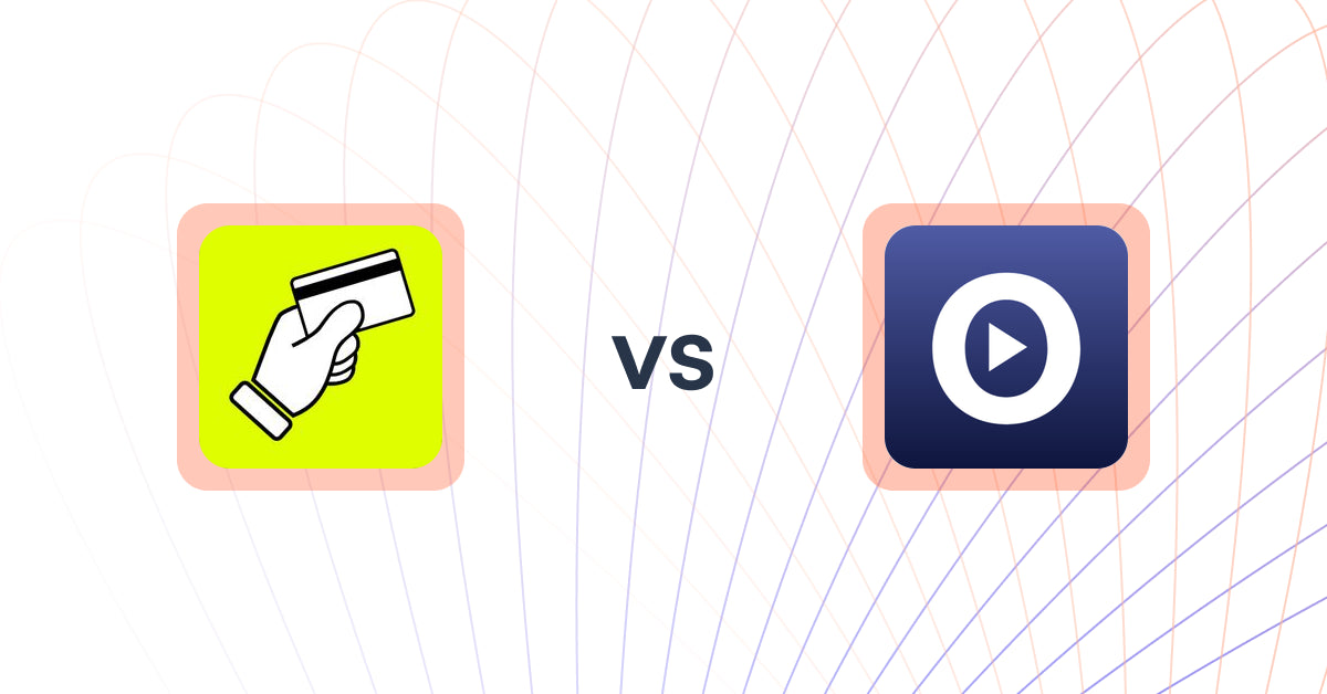 Shopify Upsell and Cross-sell Apps: CartFee: Add Credit Card Fees vs Vydio: Video Based Upsells