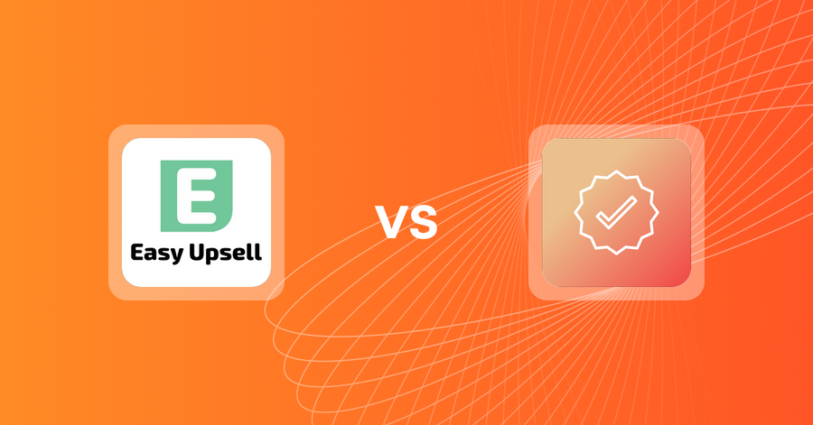 Shopify Upsell and Cross-Sell Apps: Easy Upsell vs Mega Verified Product Badges