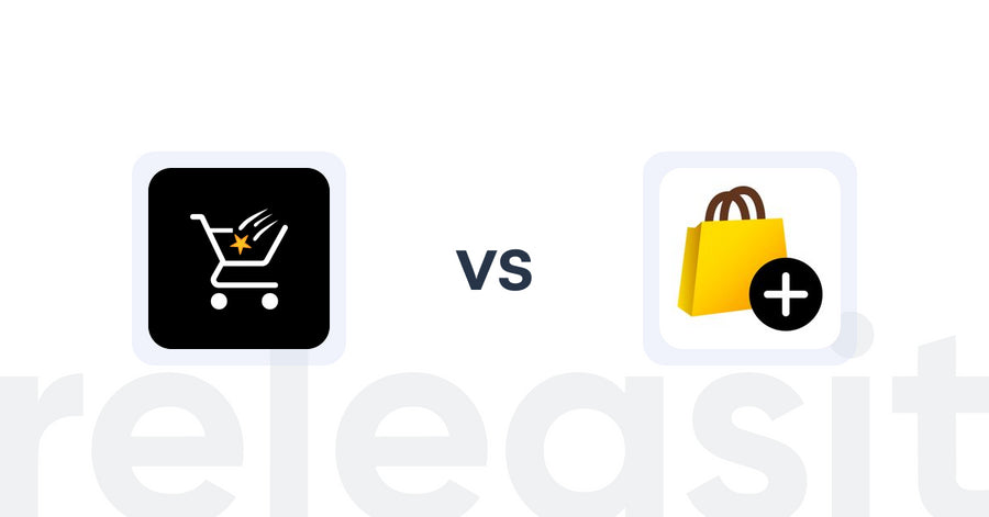 Shopify Upsell and Cross-sell Apps: Checkout Star: Improve AOV, CRO vs あとプラ：チェックアウト拡張 & サンクスページ最適化