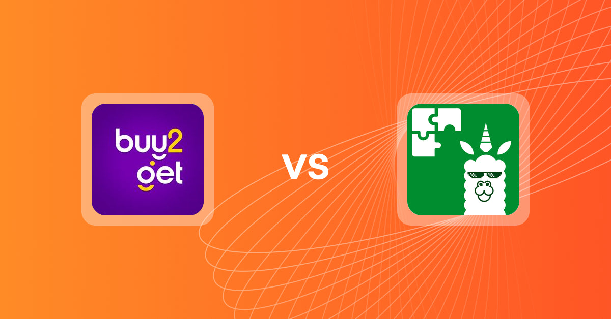 Shopify Upsell and Cross-Sell Apps: Buy2Get | Buy X Get Y & BOGO vs. Byte: Product Recommender Quiz