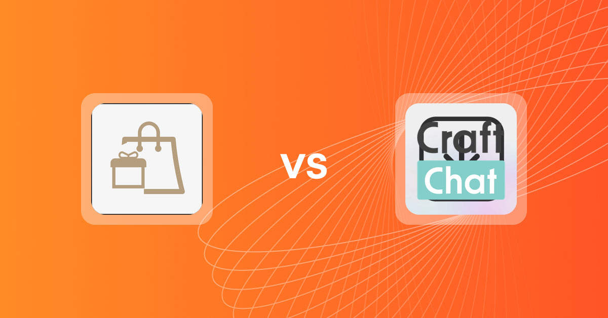 Shopify Upsell and Cross-sell Apps: PROXATION ‑ Freebie Upsell vs CraftChat:Convert Chat to Sale