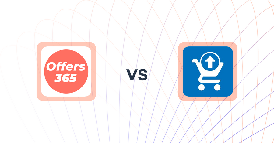 Shopify Upsell and Cross-sell Apps: Offers365 Post Purchase Upsell vs Ecom Cart Upsell Elite