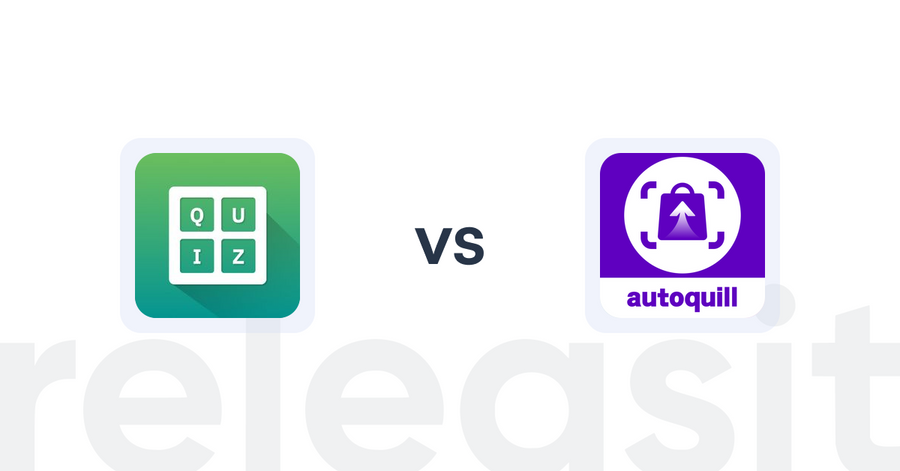 Shopify Upsell and Cross-Sell Apps: Quiz Buddy ‑ Product Quiz vs. AI agent Upsell ‑ autoquill