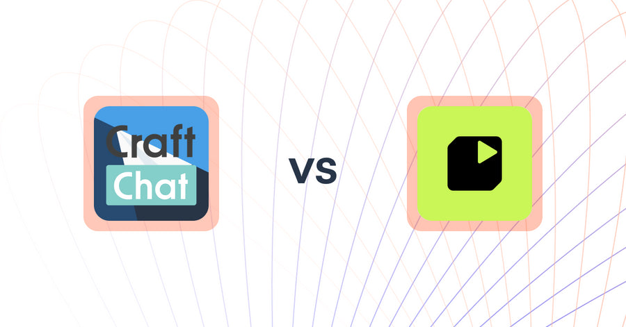 Shopify Upsell and Cross-sell Apps: CraftChat:Convert Chat to Sale vs Impulse Upsell by Video