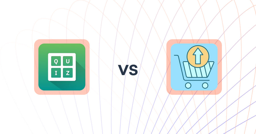Shopify Upsell and Cross-sell Apps: Quiz Buddy ‑ Product Quiz vs Upsell Maxx