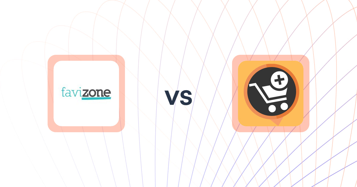 Shopify Upsell and Cross-sell Apps: Favizone: upsell & cross‑sell vs Upsell & Cross sell ‑ Appsell