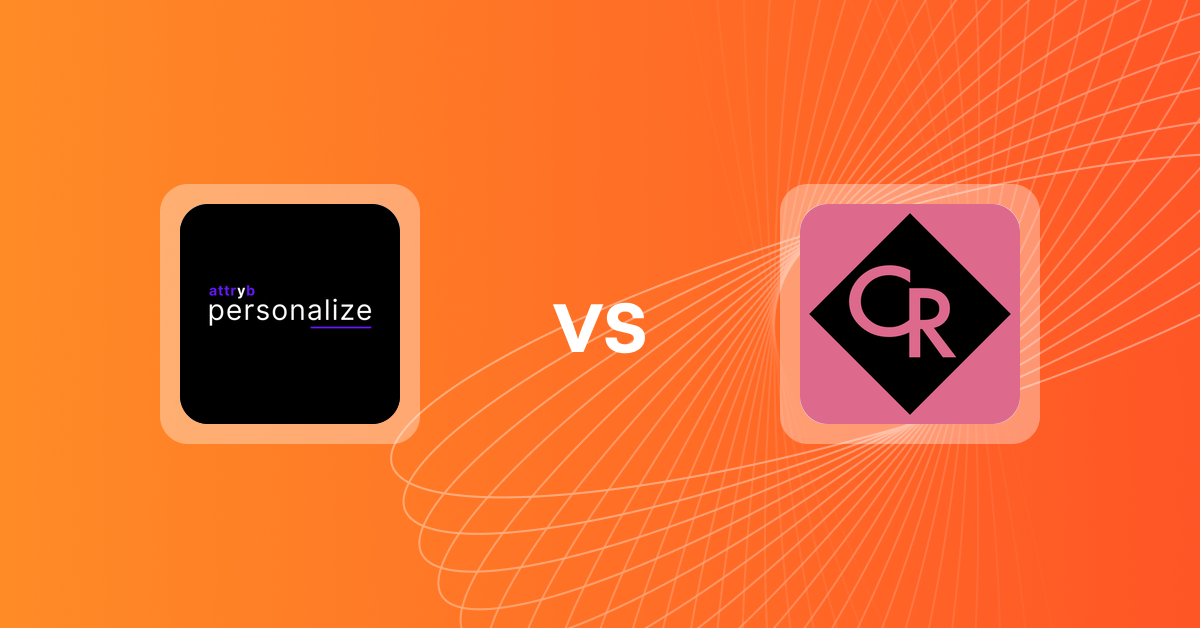 Shopify Upsell and Cross-sell Apps: Attryb Personalize vs CV Recommend