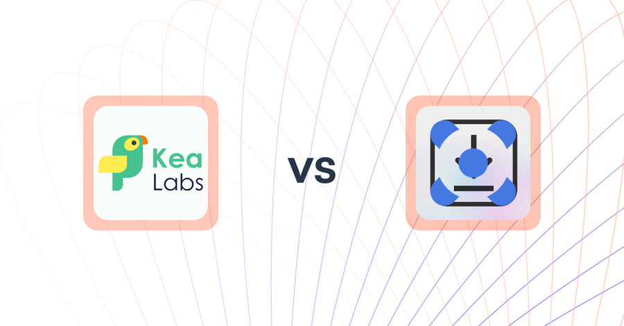 Shopify Upsell and Cross-Sell Apps: Kea Labs: Recommendations vs. XO Search & Recommendation